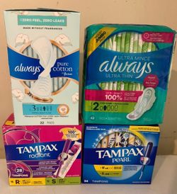 Female personal care ( pads and tampons) all