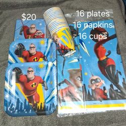 Incredibles Party Supplies 