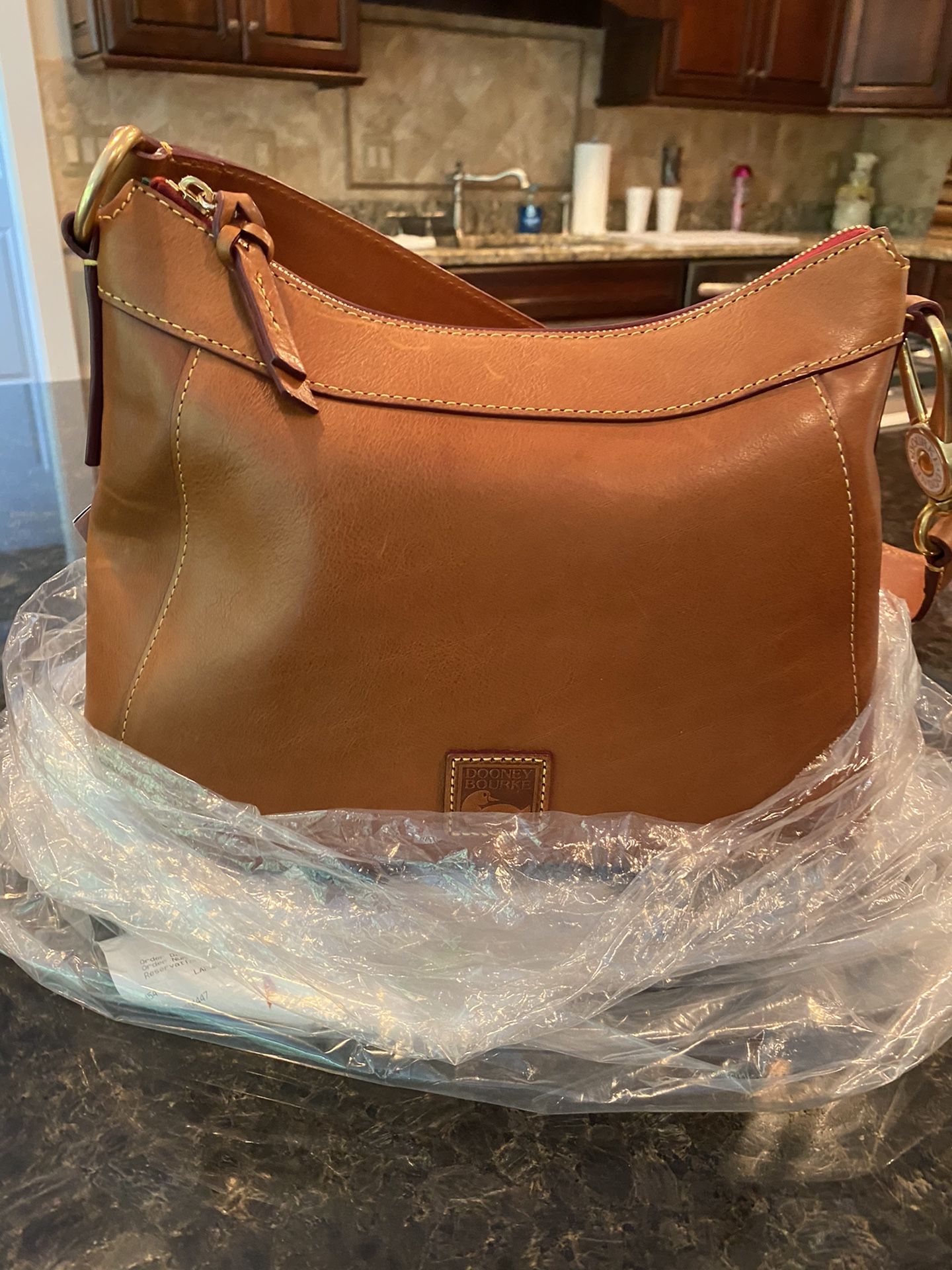 Dooney leather HOBO shoulder bag