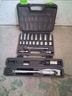 Pittsburgh 3/8" Socket Set+Torque Wrench "Package Deal Only" It's Available