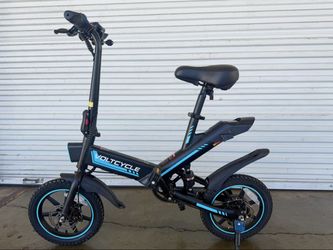 New VoltCycle 14in Folding Electric Bike 350W Motor 18.6mph Folding Ebike