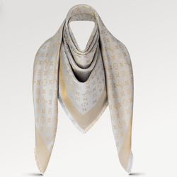 LV Gray Shawl Large