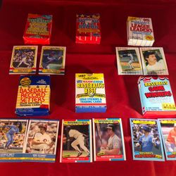 1987 Fleer Boxed Sets (44  Cards) Of Baseball Cards - Lot Of 6