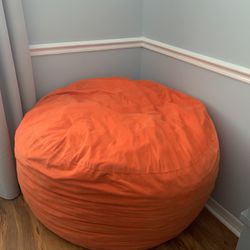 4 Ft Bean Bag- Tangerine color