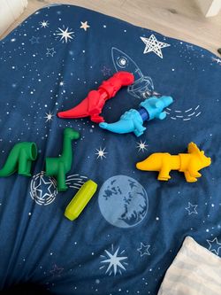 Plastic Dinosaur Magnetic Toy Figures Set