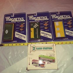 Vintage 80's Travel Car Magnet Board Game