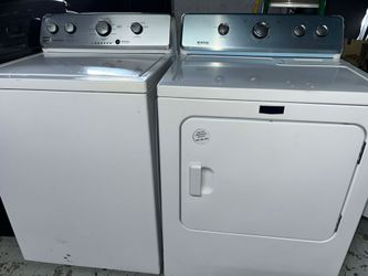 Maytag of 3.6 cu. ft. 27 ½ Depth: 27 Height: 43 wide And Maytag Dryer 7.0 cu.ft.