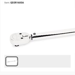 Snap On 1/2 Torque Wrench Qd3r1600a  $350