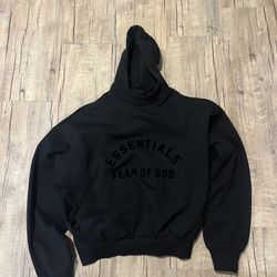 Black Essentials Hoodie