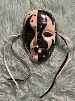 Vintage Mardi Gras Porcelain Mask