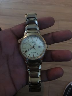 Citizen gold plated watch