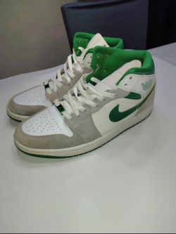 Air Jordan 1 SE Mid Grey Pine Green