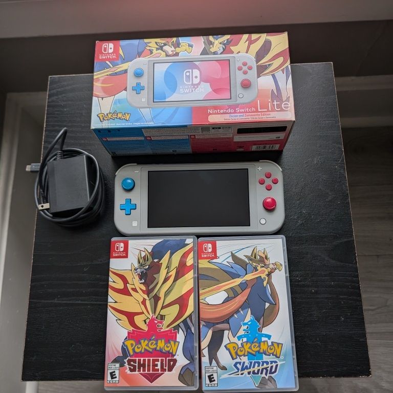Limited Edition Pokemon Shield Switch Lite Nintendo Switch Lite