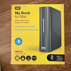 WD External Hard Drive 2 TB