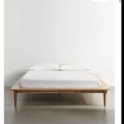 Urban Outfitters Queen Platform Wood Bedframe