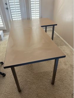 L shaped desk