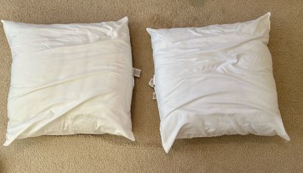 European Square Pillows - Set of 2