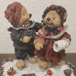 Vintage Bears Resin Christmas Bears

