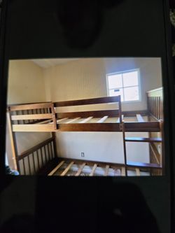 Kids bunk bed for kids up and down with stairs