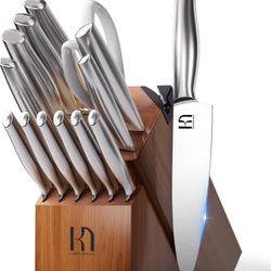 Kitchen Knife Set 14 Piece Premium Japanese High Carbon Stainless Steel Knife...