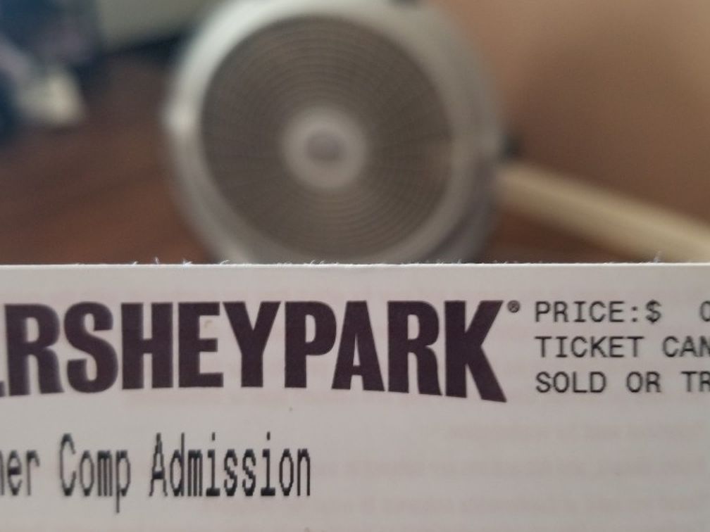 Hershey Park ticket