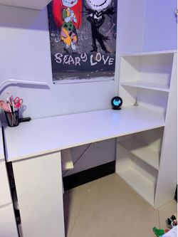 White desk