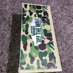 VANS x BAPE FIRST CAMO SZ 9 DS