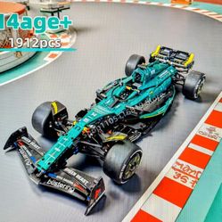 Nuevo F1 Aston Martin, Tipo Lego, 1,912 Piezas, Escala 1/8