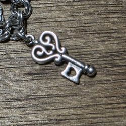 James Avery Sterling Silver Key To My Heart Charm