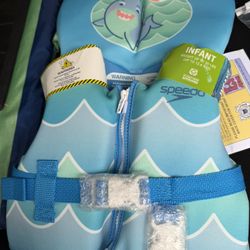 Speedo Infant Life Jacket Vest Weight Up To 30 Lbs