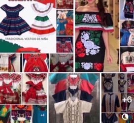 Girls Mexican Dresses - Variedad de Vestidos, Niñas - Guayaberas. Boys/Niños
