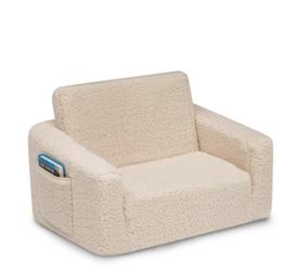 Delta Fluffy Kids Flip Out Sofa Chair Bed