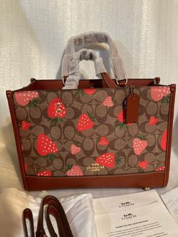 Coach Strawberry Pattern Bag CH325