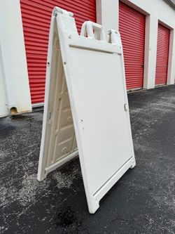 GotPrint Custom A-Frame Sign | 24"x36" Design Your Own Sign Add Text/Image/Logo | Signicade Outdoor Sandwich Board with Deluxe Stand, Black