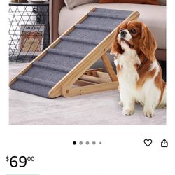 Portable Dog Pet Ramp for Car, SUV, Couch, High Beds, Small & Old Dogs