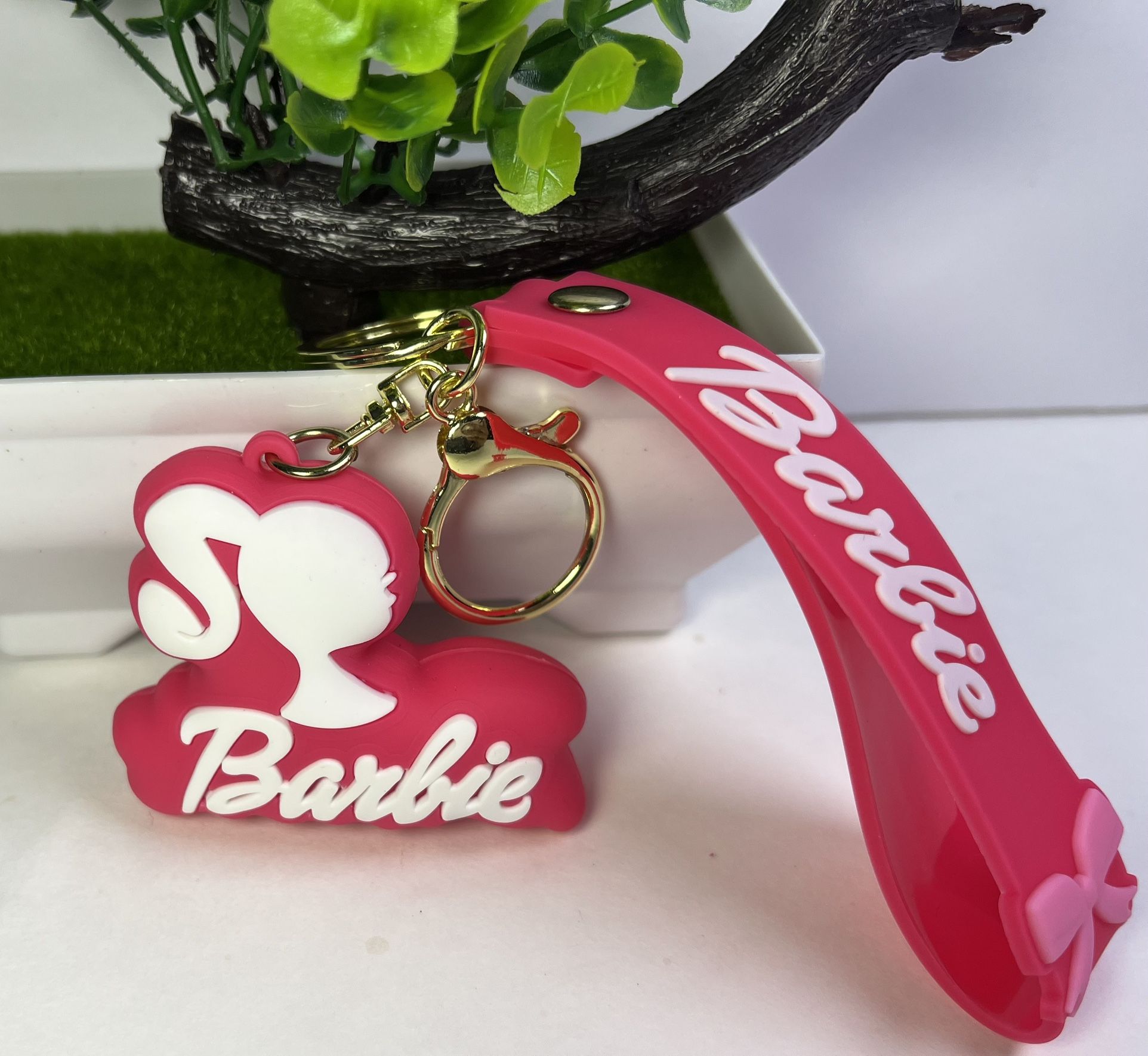 Barbie Keychain, Barbie Head Key chain, Y2K Keychain, Accessories
