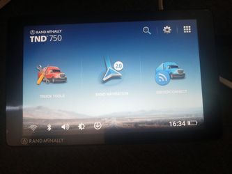 Rand McNally TND 750 Truck GPS Navigator