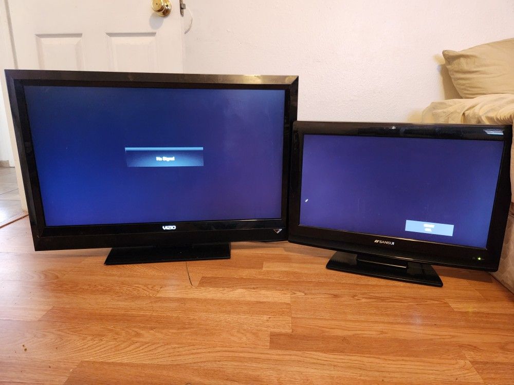 32" Vizio & a 22" Sansui