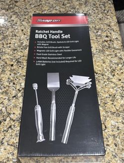 Snap-on Ratchet Handle BBQ Tool Set