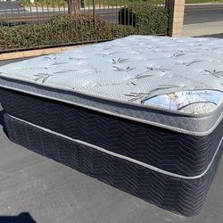 Queen Ortho Bamboo Pillow Top Mattress!!