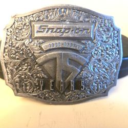 New Snap-on Tools 75th Anniversary Belt Buckle 