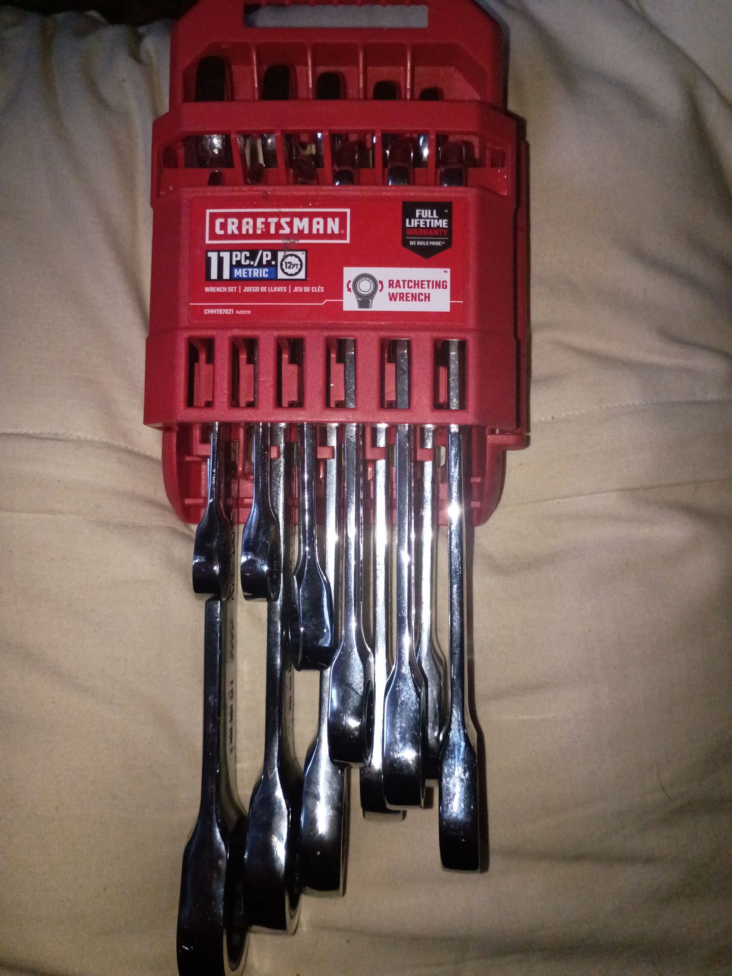 Craftsman wratcheting wrench metric set total