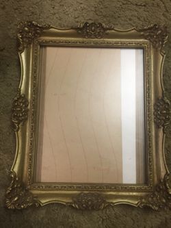 Beautiful gold painted picture frame