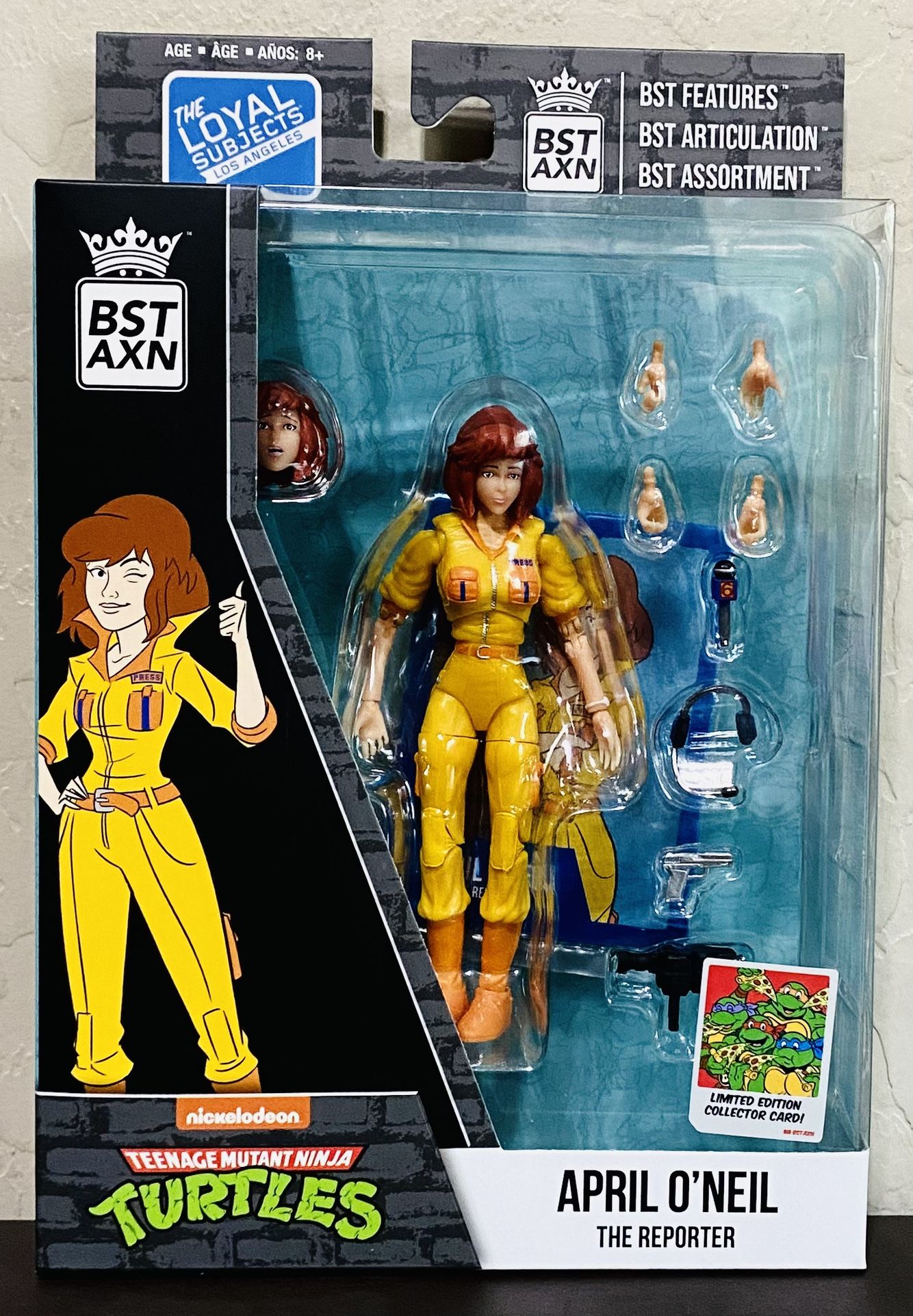 Loyal Subjects Bst Axn Tmnt April O’Neil Target Exclusive, Casey Jones, Krang