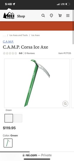 CORSA The Lightest Ice Axes in the World  Since 1889, CAMP has been designing and manufacturing the world’s most innovative and lightweight axes for m