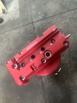 Rsx k series valve cover red