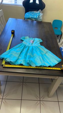 Elsa Dress Costume Sz 5-6