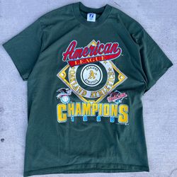 Vintage 1989 Oakland A’s World Series Tee