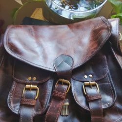Leather Messenger Bag