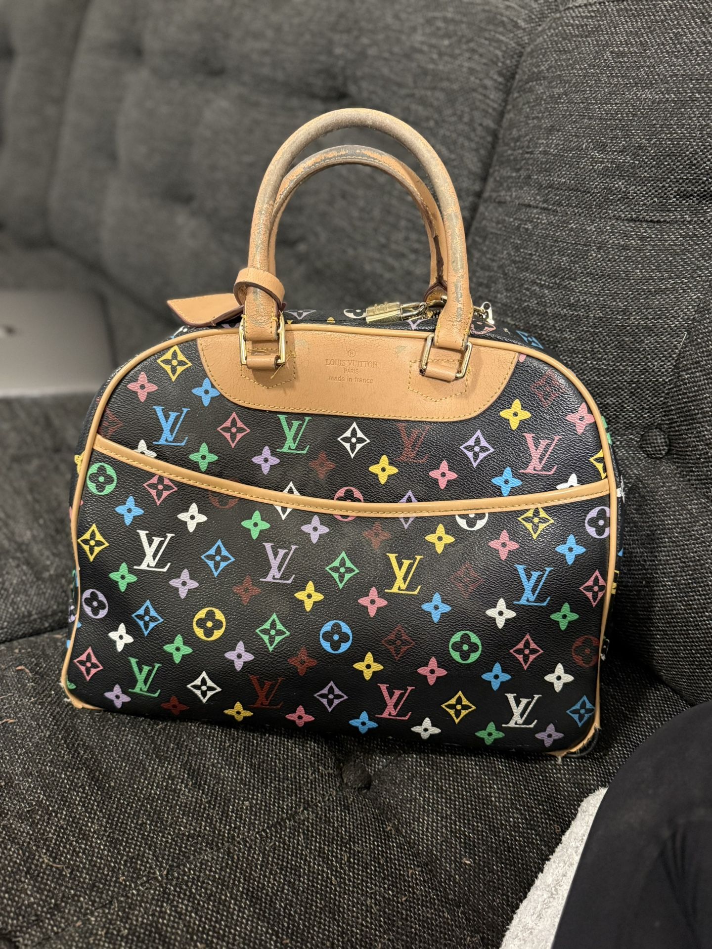 Louis Vuitton Multicolor Alma (black)